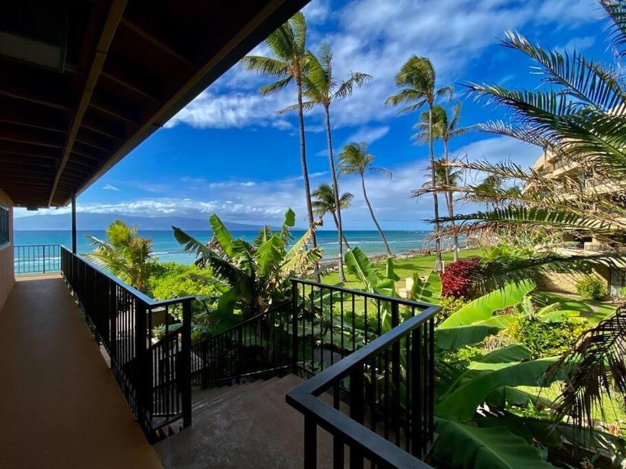 Apartamento Oceanfront With Aircon-Hear The Waves-Amazing Views-Wifi Lahaina Exterior foto